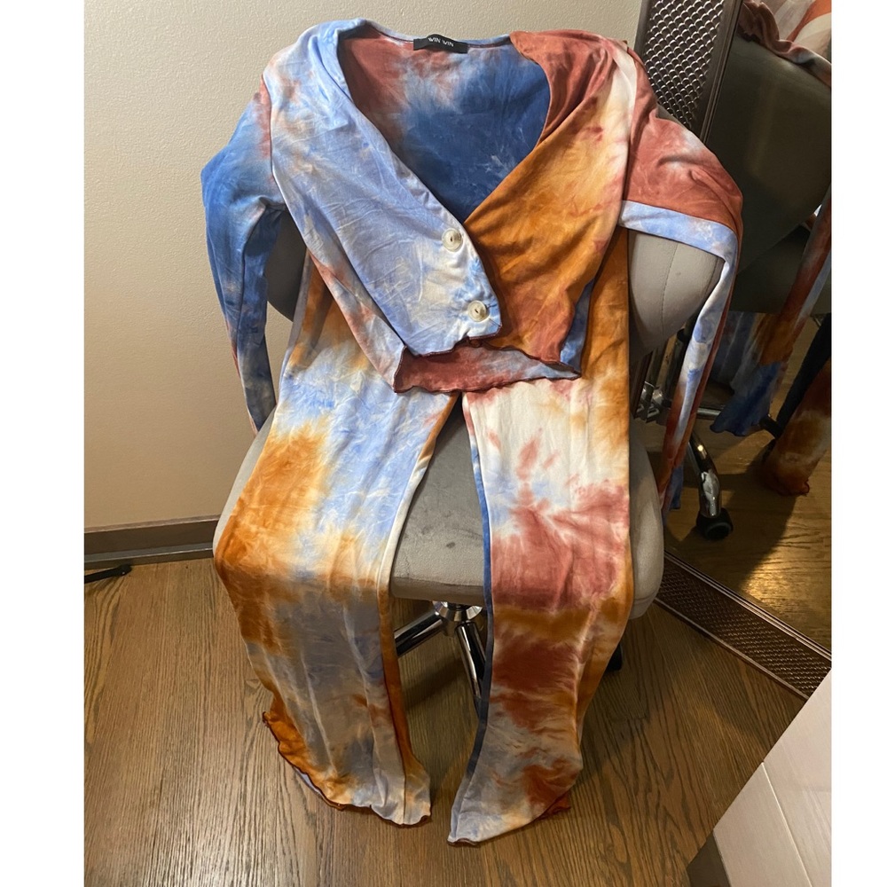 2 piece...high waist leggings with crop top